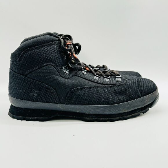 Timberland Boots Mens 13 Black Euro Hiker Working Casual Boots Shoes 56038 - Picture 1 of 11